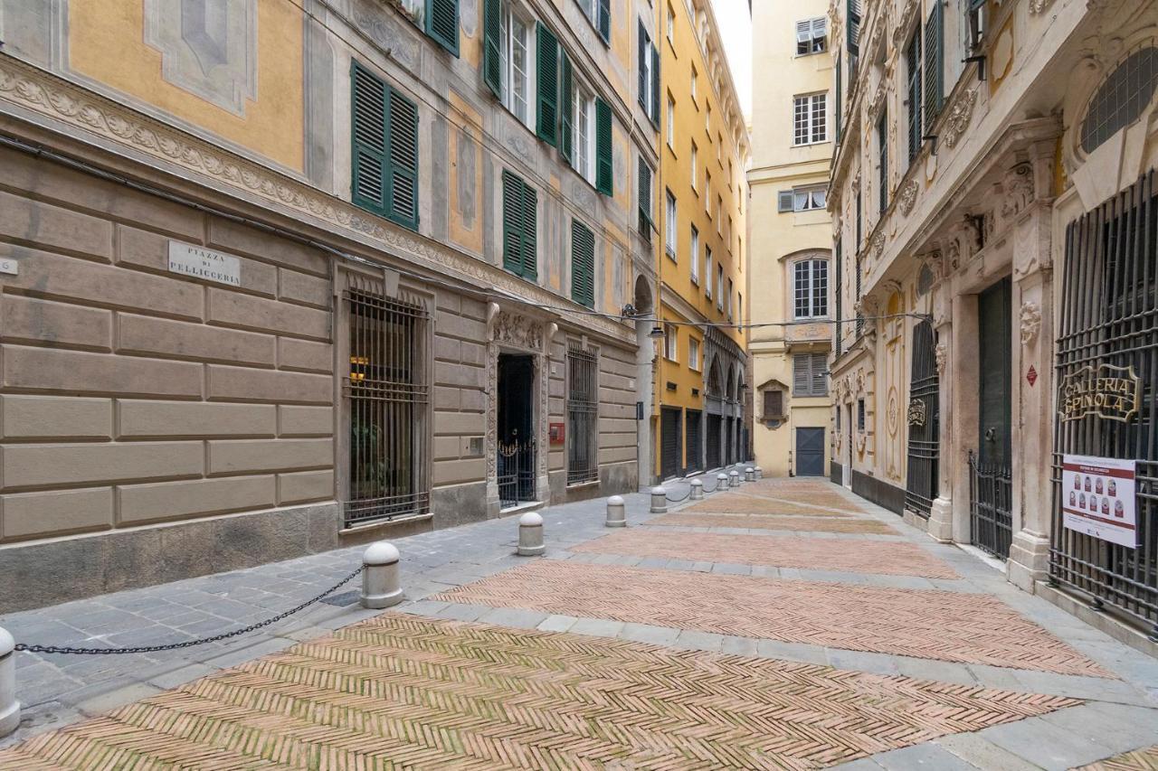 Апартаменты Centro Storico Caruggi 2Min Acquario Pellicceria Superior Loft Palazzo Rolli Генуя Экстерьер фото